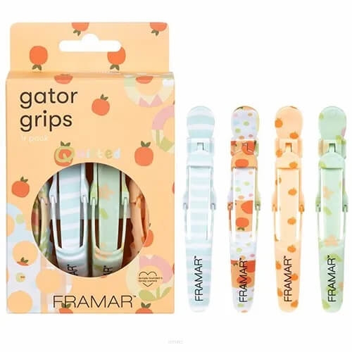 Framar gator grips quilted Klipsy do włosów 4 sztuki