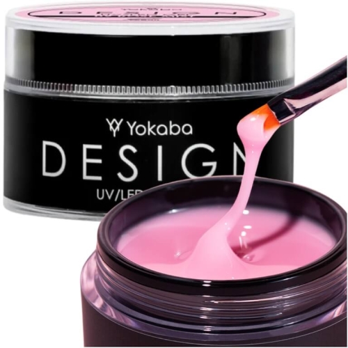 Yokaba 10 blush fantasy design uv/led  Żel samopoziomujący do paznokci 50ml