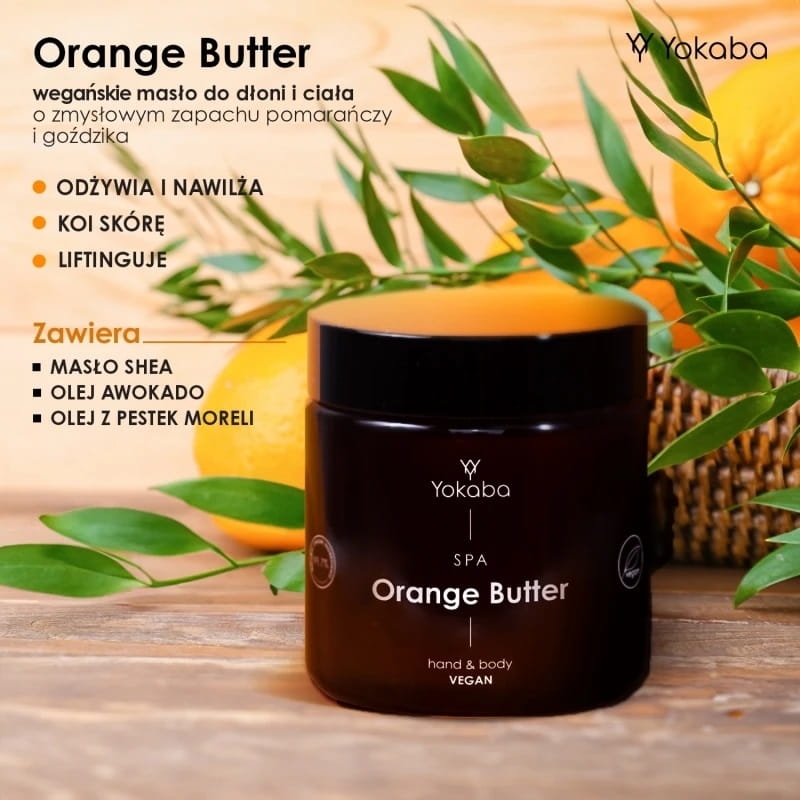 Yokaba orange butter spa Pomarańczowe masło do ciała 100ml