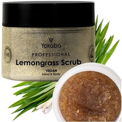 Yokaba lemongrass scrub hand&body Peeling do ciała i dłoni 200g