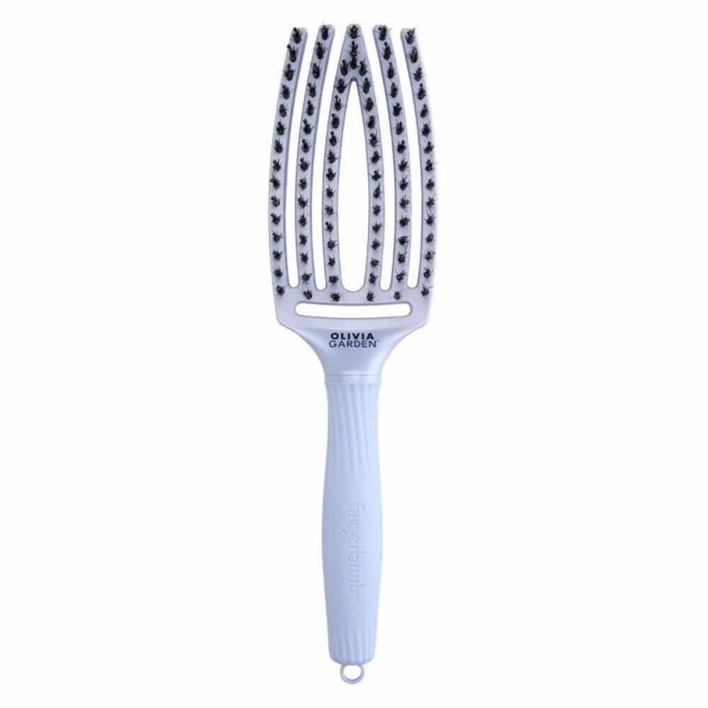 Olivia Garden Finger Brush Szczotka rozczesująco-masująca arctic lights błękitna.jpg