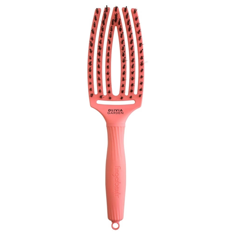 Olivia Garden Finger Brush Szczotka rozczesująco-masująca i'm perfection brzoskwiniowa.jpg
