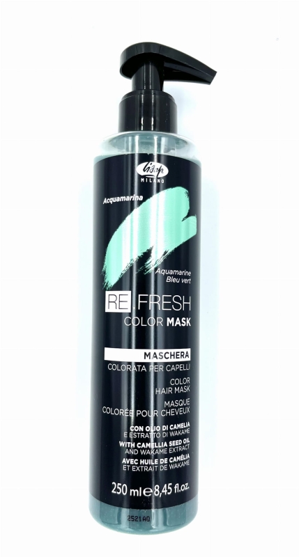 Lisap refresh aquamarine Maska koloryzująca do włosów 250ml.jpg