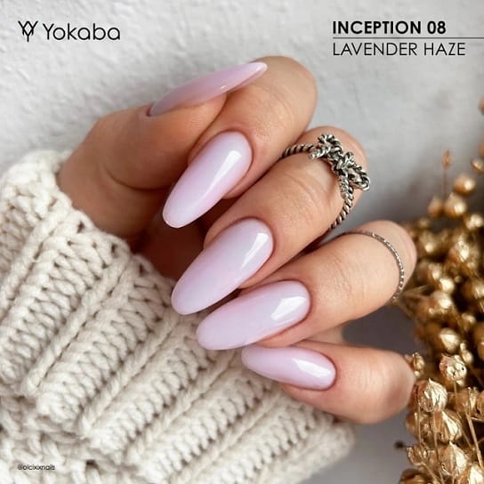 Yokaba inception Samopoziomujący żel do paznokci z pędzelkiem 08 lavender haze 30m
