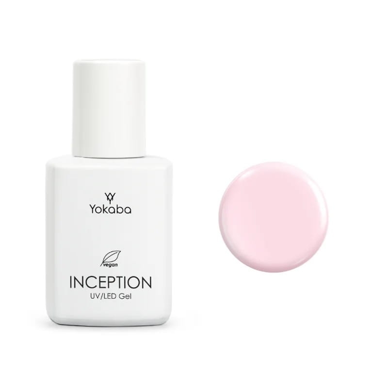 Yokaba inception Samopoziomujący żel do paznokci z pędzelkiem 06 pink lotus 30ml