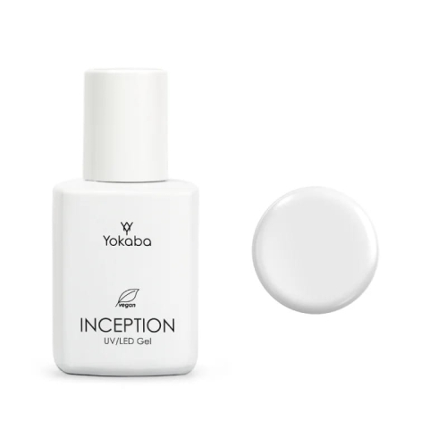 Yokaba inception Samopoziomujący żel do paznokci z pędzelkiem 01 glass clear 30ml