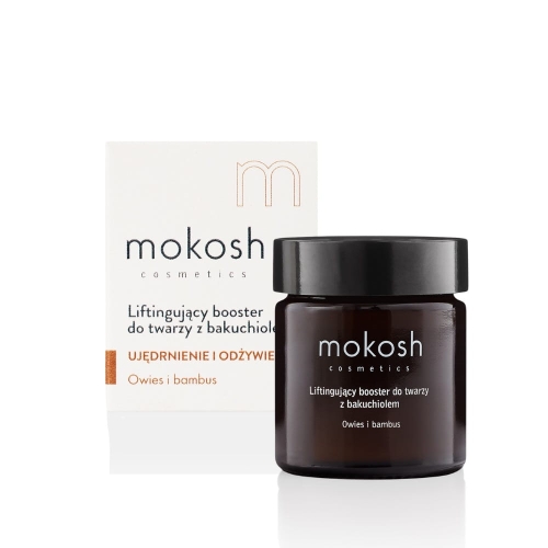 Mokosh Wygładzające serum do twarzy z bakuchiolem owies i bambus 30ml