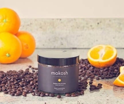 Mokosh Peeling solny do ciała Kawa z pomarańczą 300g