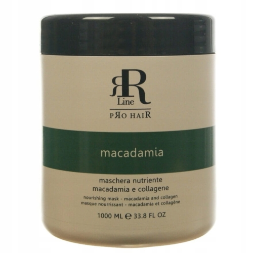 RR LINE MACADAMIA STAR -  Maska odżywczo-nawilżająca z olejkiem makadamia do włosów cienkich 1000ml