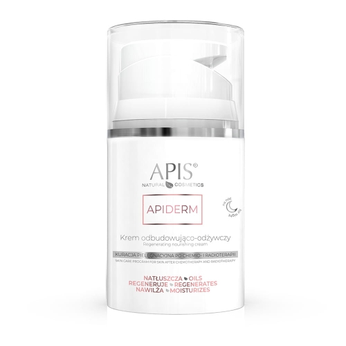 APIS Apiderm Krem do twarzy na noc odbudowujący po chemio- i radioterapii 50 ml