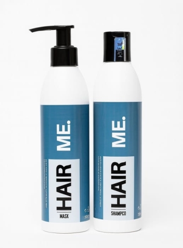 Hair Me Zestaw do włosów przedłużanych i peruk szampon i maska 2x275ml