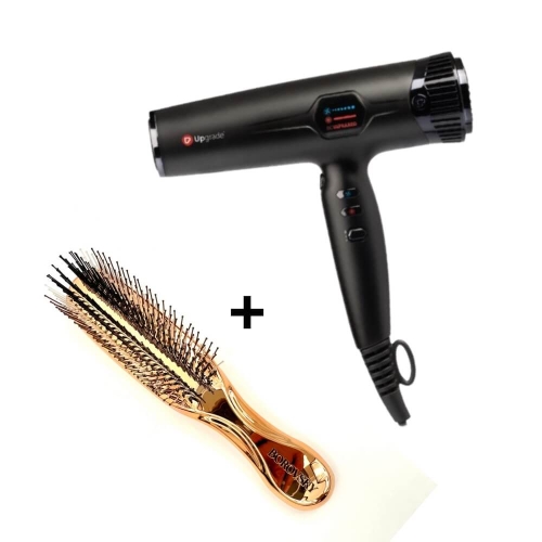 Upgrade ug127 bio-infrared super sense Suszarka do włosów z podczerwienią 2400w + szczotka Borovsky scalp brush