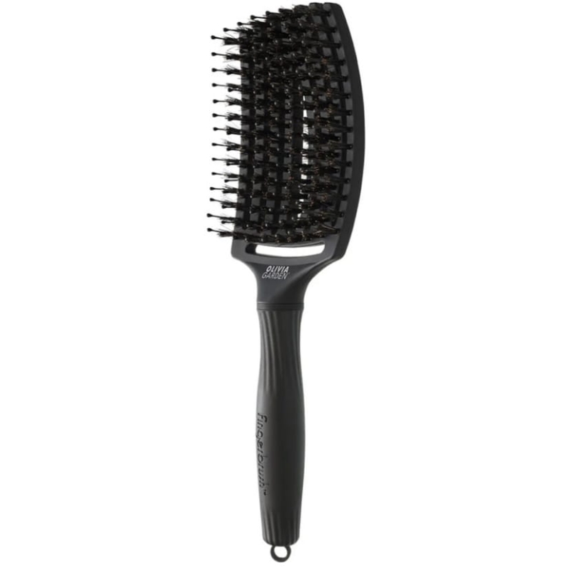 olivia garden finger brush large black szczotka włosie dzik i nylon.jpg