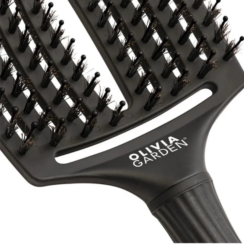 olivia garden finger brush large black włosie dzik i nylon szczotka.jpg