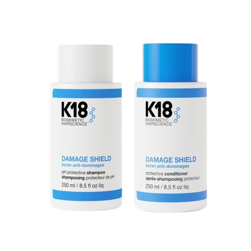 K18 damage shield ph protective Zestaw do włosów Szampon 250ml odżywka 250ml