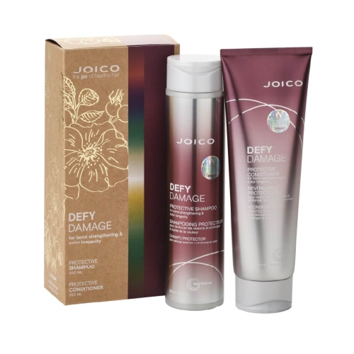 Joico defy damage Zestaw do włosów zniszczonych szampon 300ml odżywka 250ml