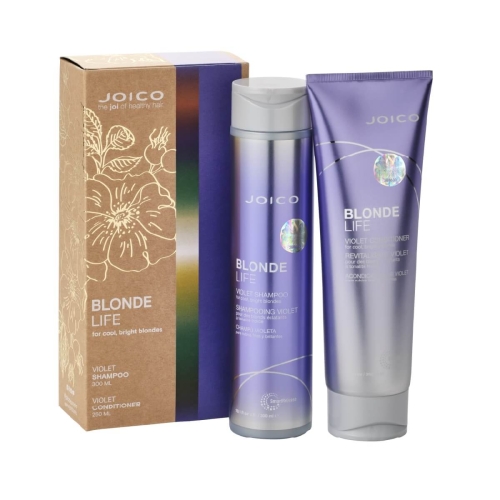 Joico blonde life violet Zestaw do włosów blond Szampon 300ml Odżywka 250ml