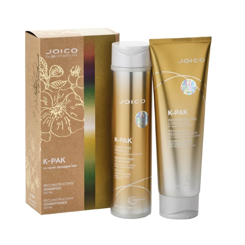 Joico k-pak reconstructing Zestaw regenerujący Szampon 300ml odżywka 250ml.jpg