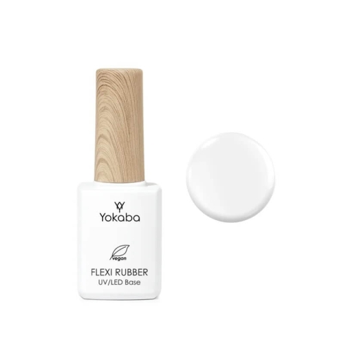 Yokaba flexi rubber uv/led Baza hybrydowa do paznokci 01 glass 7ml