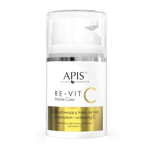 APIS Re-Vit C Home Care Odbudowujący krem na noc z retinolem i witaminą C 