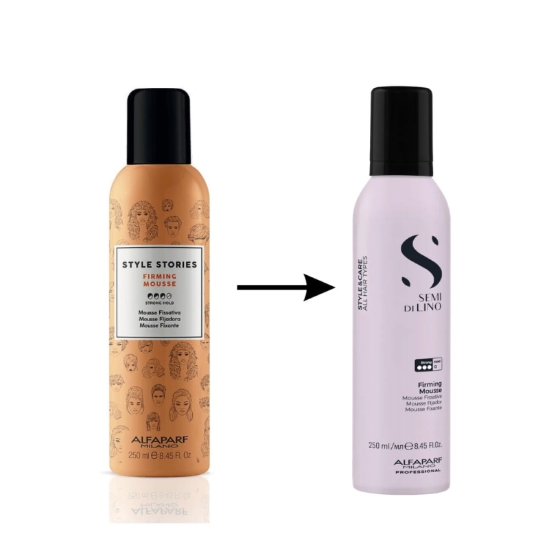 Alfaparf style&care firming mousse Pianka utrwalająca do włosów 250ml.jpg