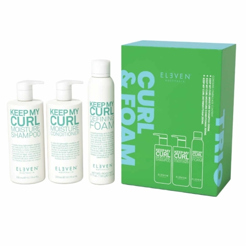 Eleven australia curl and foam Zestaw do włosów kręconych i falowanych
