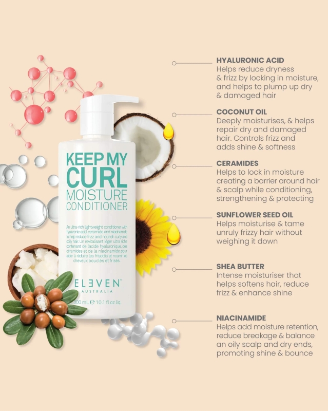 Eleven australia keep my curl Nawilżająca odżywka do włosów kręconych 300ml.jpg