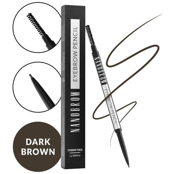 Nanobrow eyebrow pencil Kredka do brwi 4g dark brown.jpg