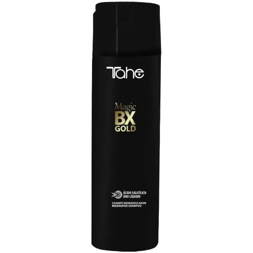 Tahe magic bx gold pack Zestaw do włosów po zabiegu boto Szampon 300ml Maska 300ml Ampułki 5x10ml.jpg
