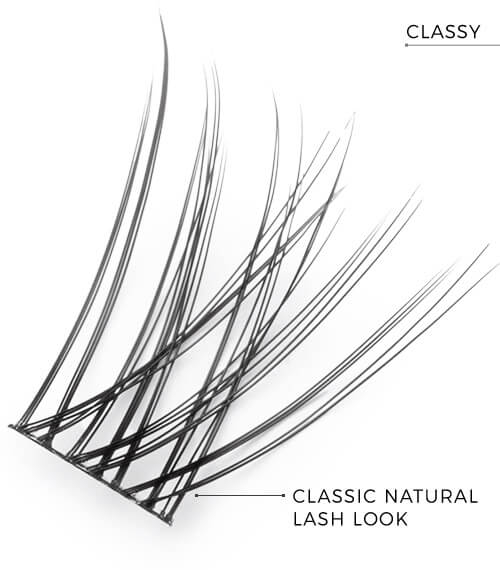 Nanolash pre-glued lashes Rzęsy kępki samoprzylepne 36 szt classy black.jpg