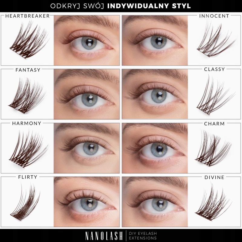 Nanolash diy eyelash extensions Rzęsy bondingowe w kępkach.jpg