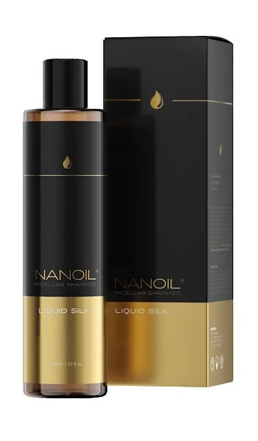 Nanoil liquid silk micellar Micelarny szampon do włosów z jedwabiem 300ml.jpg