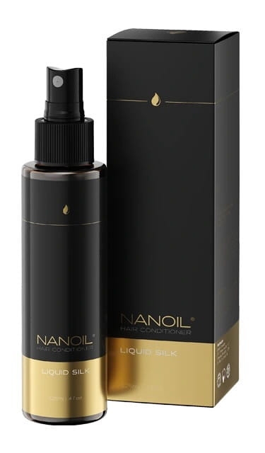 Nanoil liquid silk Wygładzająca odżywka z płynnym jedwabiem bez spłukiwania 125ml.jpg