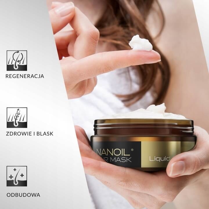 Nanoil liquid silk Maska regenerująco-wygładzająca z jedwabiem do włosów zniszczonych 300ml.jpg
