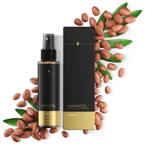 Nanoil argan Odbudowująca odżywka z arganem bez spłukiwania 125ml