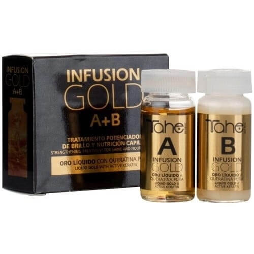 Tahe infusion gold AB Ampułki do włosów zniszczonych 2x10ml