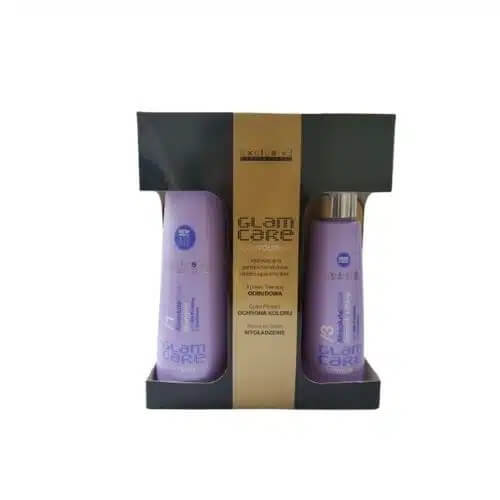 Exclusive absolute sleek Zestaw wygładzający do włosów Szampon 250ml Krem w sprayu 150ml.jpg