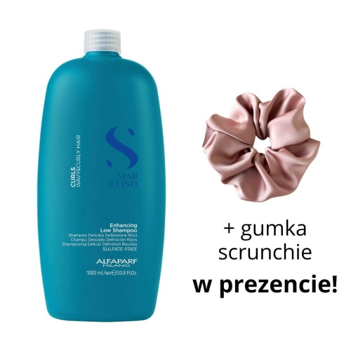 ALFAPARF SDL CURLS - Szampon do włosów kręconych 1000ml + scrunchie