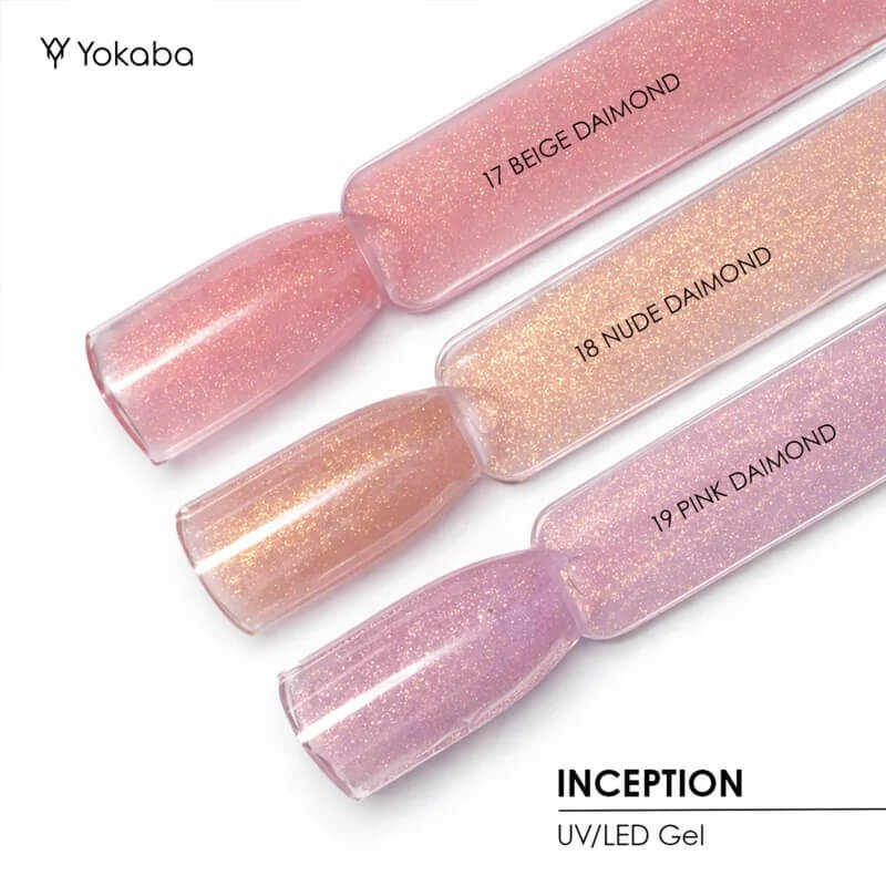 Yokaba inception Samopoziomujący żel do paznokci z pędzelkiem 18 nude daimond 30ml.jpg