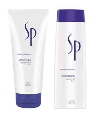 WELLA SP SMOOTHEN - Szampon + odżywka wygładzanie 250ml + 200ml