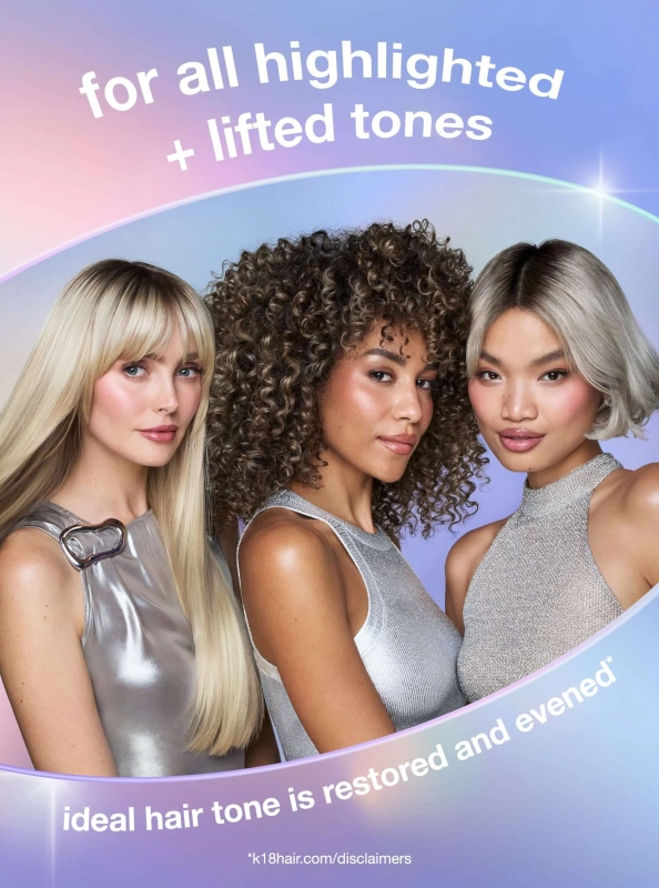 K18 triple bright Fioletowy szampon w piance do włosów blond 443ml.jpg