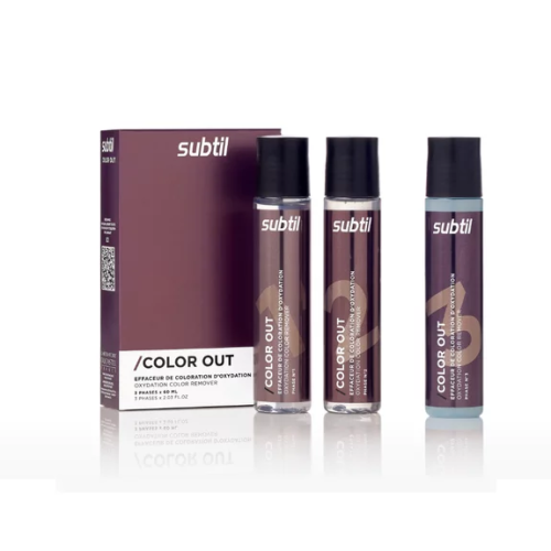 SUBTIL COLOR OUT - Rozjaśniacz, Ściągacz koloru 3x50ml
