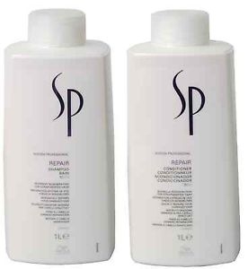Wella Sp Repair - Szampon + odżywka odbudowa 1000ml + 1000ml