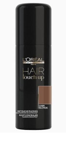 Loreal Hair Touch Up Dark Blonde- Spray maskujący odrosty ciemny blond 75 ml