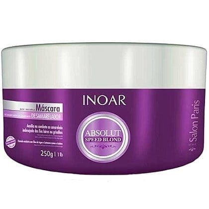 INOAR ABSOLUT Speed Blond - Maska do włosów blond po keratynowym prostowaniu 250ml
