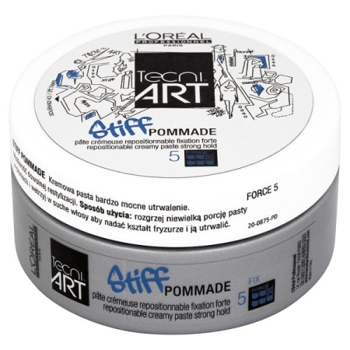 LOREAL Stiff pommade - Kremowa pasta mocno utrwalająca 75ml